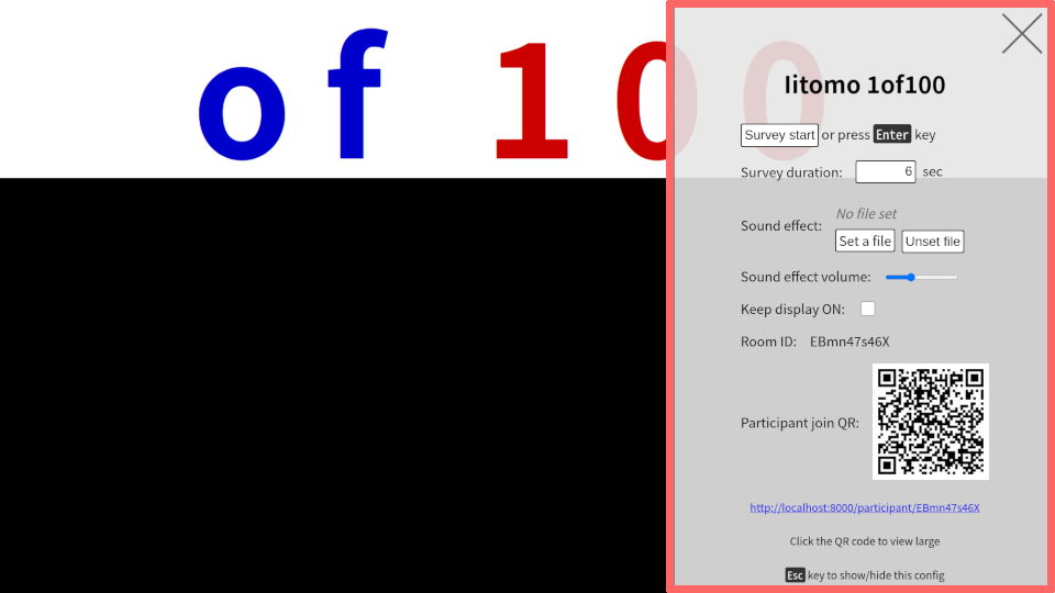 Screen - Moderator config