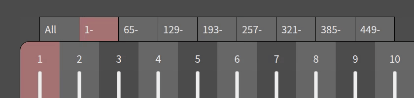 Fader tab - key control